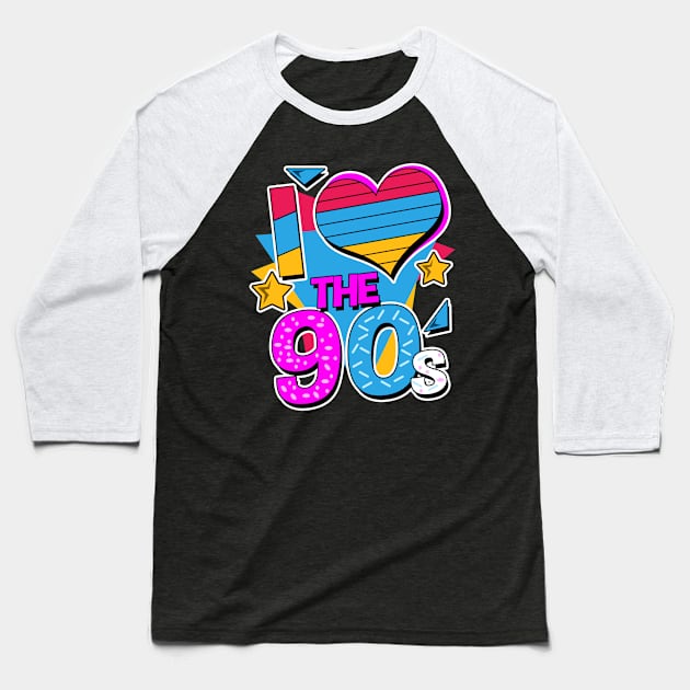 I Love The 90's - 90s Generation Baseball T-Shirt by Streetwear KKS